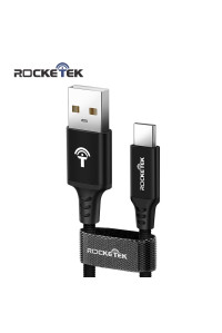 Кабель Type C Rocketek для швидкого заряджання телефону QC3.0
