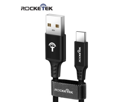 Кабель Type C Rocketek для быстрой зарядки телефона QC3.0