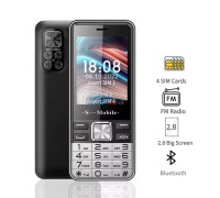 Телефон на 4 sim карты S-mobile S5630 Pro Black