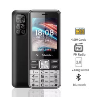 Телефон на 4 sim карти S-mobile S5630 Pro Black