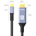 Кабель Mini Displayport-HDMI 2.1 8k 60hz 4k 120hz 2k 165hz 1080P 240hz для Thunderbolt 2 MacBook (2475/2476)