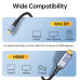 Кабель Mini Displayport-HDMI 2.1 8k 60hz 4k 120hz 2k 165hz 1080P 240hz для Thunderbolt 2 MacBook (2475/2476)