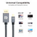 Кабель mini Displayport - Displayport 1.2 Thunderbolt 1/2 4k 60hz 2k 165hz 1080P 240hz Двонаправлений
