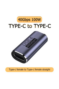 Соединитель Type-C (мама) Type-C (мама) адаптер PD 100W USB 4.0 Thunderbolt 4 8k 60hz 40 Гбит/с