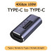 Соединитель Type-C (мама) Type-C (мама) адаптер PD 100W USB 4.0 Thunderbolt 4 8k 60hz 40 Гбит/с