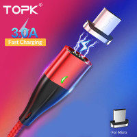 Магнитный кабель TOPK Micro USB (AM61-RD) 1 м