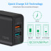 Зарядний пристрій для телефона TOPK B244Q 2U BK 28W QC 3.0