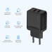 Зарядний пристрій для телефона TOPK B244Q 2U BK 28W QC 3.0