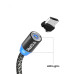 Магнитный кабель Micro USB TOPK R-Line1 Gray