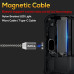Магнитный кабель Micro USB TOPK R-Line1 Gray