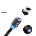 Магнітний кабель Lightning TOPK R-Line2 Black