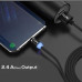 Магнитный кабель Micro USB TOPK R-Line2 Black