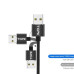 Магнитный кабель Micro USB TOPK R-Line2 Black