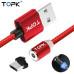 Магнитный кабель TOPK Micro USB R-Line2 Red