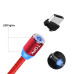 Магнитный кабель TOPK Micro USB R-Line2 Red