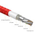 Магнитный кабель TOPK Micro USB R-Line2 Red