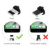 Магнітний кабель Lightning TOPK L-Line 90° Black