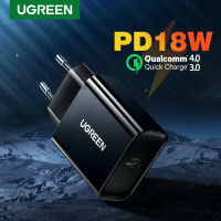 Мережевий зарядний пристрій Ugreen USB TYPE-C PD 18w 3.0 Quick Charge 4.0 (Ug-10191)
