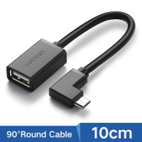 Перехідник OTG Micro USB Ugreen US119 90 °