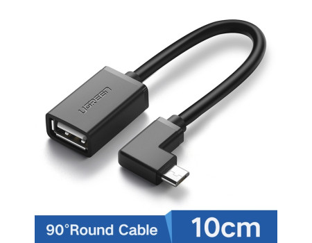 Перехідник OTG Micro USB Ugreen US119 90 °