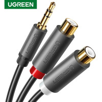 Перехідник 3.5 2 RCA Hi-Fi Ugreen (UG-10547)
