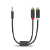 Переходник 3.5 2 RCA Hi-Fi Ugreen (UG-10547)