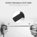 AUX кабель 3.5 мм 3.5 мм 24K Ugreen Black 0.5 м (UG-10723)