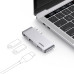 Перехідник для Macbook Ugreen Type-C Хаб 3-в-1 USB 3.1 HDMI 4k 60hz