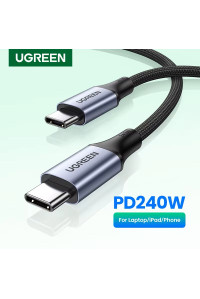 Кабель Type-C Type-C 240W PD3.1 Ugreen для iPhone Samsung MacBook (UG-US535)