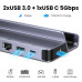 Хаб для Steam Deck Asus ROG Ally MacBook Ugreen 6 в 1 USB-C 4k 60hz (UG-15388)