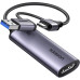  Карта видеозахвата 2k 30hz Ugreen HDMI USB 3.0-A и USB-C 4k 30hz (UG-15389)