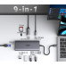 USB Хаб Type-C 9 в 1 USB 3.2 10 Гбит/с 4K 60Hz HDMI 100W PD Ugreen для MacBook (UG-15532)