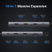 USB хаб для 2 моніторів 10-в-1 2 HDMI 8k 30hz 4k 60hz PD100W Ugreen (UG-15534)