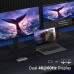 USB хаб для 2 моніторів 10-в-1 2 HDMI 8k 30hz 4k 60hz PD100W Ugreen (UG-15534)