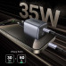 Зарядний пристрій Ugreen Nexode 35W GaN II для iPhone iPad Galaxy (UG-15539)