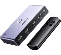 HDMI 2.1 переключатель коммутатор Switch 3-в-1 Ugreen 8k 60hz 4k 144hz 4k 120 hz 1080P 240hz (UG-CM624)