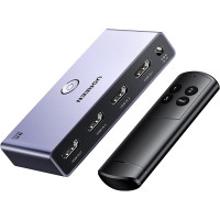 HDMI 2.1 переключатель коммутатор Switch 3-в-1 Ugreen 8k 60hz 4k 144hz 4k 120 hz 1080P 240hz (UG-CM624)