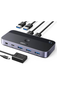 UGREEN USB Switch USB 3.0 переключатель хаб для 2 компьютеров (UG-15705)