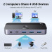 UGREEN USB Switch USB 3.0 перемикач хаб для 2 комп'ютерів (UG-15705)