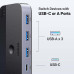 UGREEN USB Switch USB 3.0 перемикач хаб для 2 комп'ютерів (UG-15705)