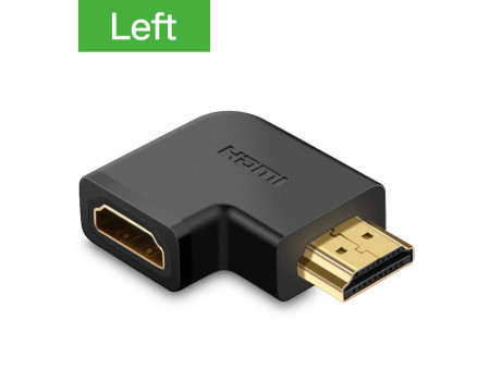Перехідник HDMI HDMI 90° 4K Ugreen HD112 (UG-20111) Left