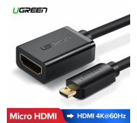Переходник Micro HDMI HDMI UGREEN 3D 4К-60Гц (UG-20134)