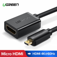 Переходник Micro HDMI HDMI UGREEN 3D 4К-60Гц (UG-20134)
