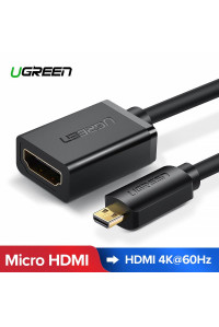 Перехідник Micro HDMI HDMI UGREEN 3D 4К-60Гц (UG-20134)
