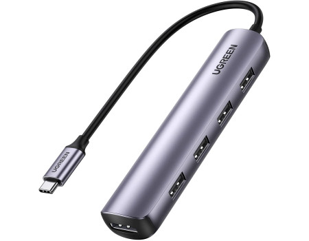 Ugreen USB-C міні хаб 5-в-1 4 USB 3.0 HDMI 4k для Macbook Air Pro M4 M3 (UG-CM417)