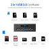Картридер 2 в 1 SD Micro SD USB 3.0 Ugreen Одновременная работа карт памяти (UG-20250)