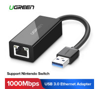 Адаптер USB 3.0 Gigabit Ethernet 100/1000 Мбит/c LAN RJ45 Ugreen (UG-20256) 