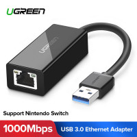 Адаптер USB 3.0 Gigabit Ethernet 100/1000 Мбит/c LAN RJ45 Ugreen (UG-20256) 