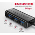 Ugreen 2 в 1 USB HUB 3.0 + мережний адаптер USB 3.0 Gigabit Ethernet LAN RJ45 (UG-20265)