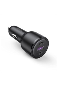 Автомобильная зарядка для ноутбука UGREEN 69 Вт USB-C PD QC 3.0 (UG-20467)